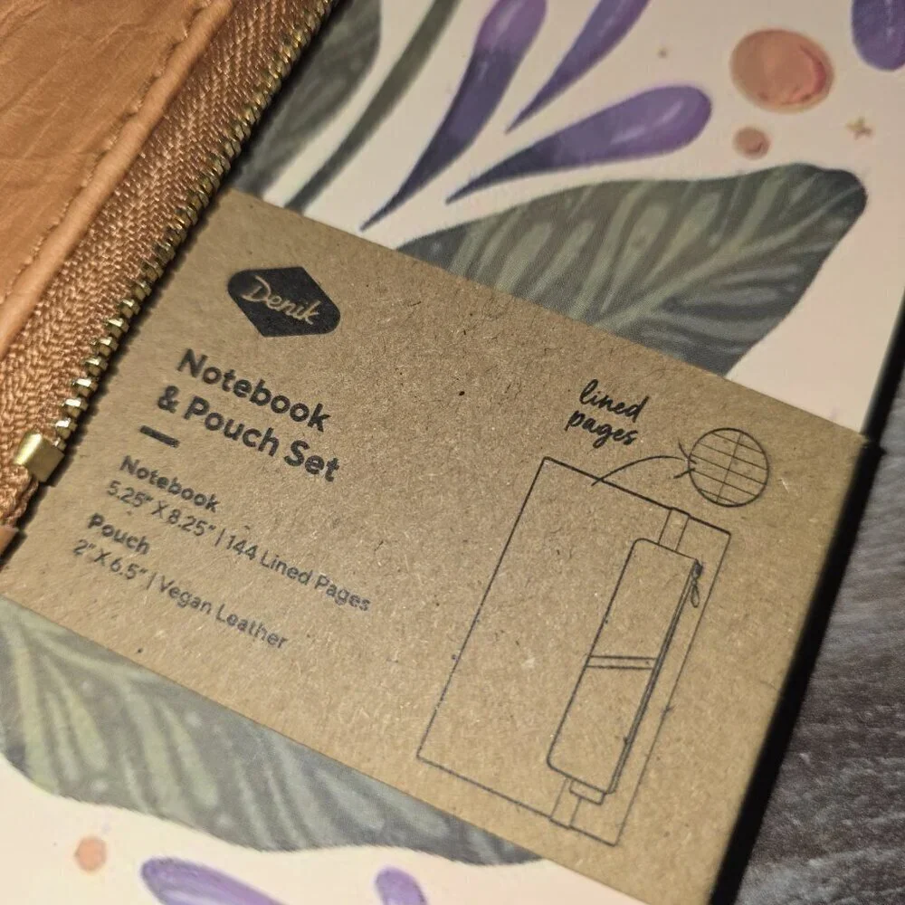 Denik Notebook & Pouch Set BNWT – 5.25